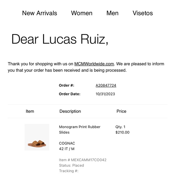 Mcm monogram slides - Picture 2 of 2